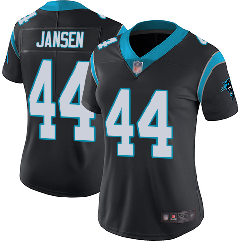 Carolina Panthers Limited Black Women J.J. Jansen Home Jersey NFL Football 44 Vapor Untouchable